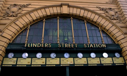 Flinders Street Station clock board