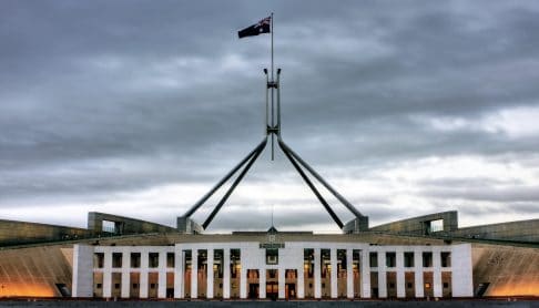 Australian Parliament House for the Federal Government in Canberra