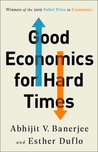 Good Economics for Hard Times book cover